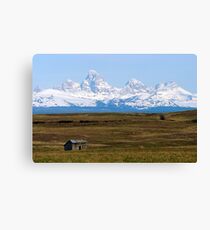 The Tetons from Idaho Canvas Print