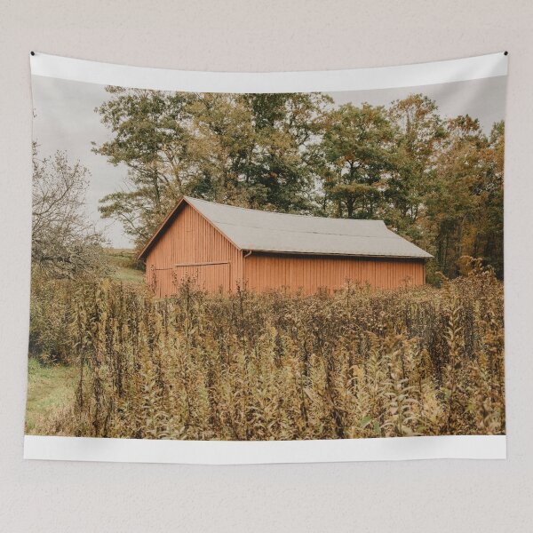 Item preview, Old Red Barn designed and sold by LindsayVTravels.