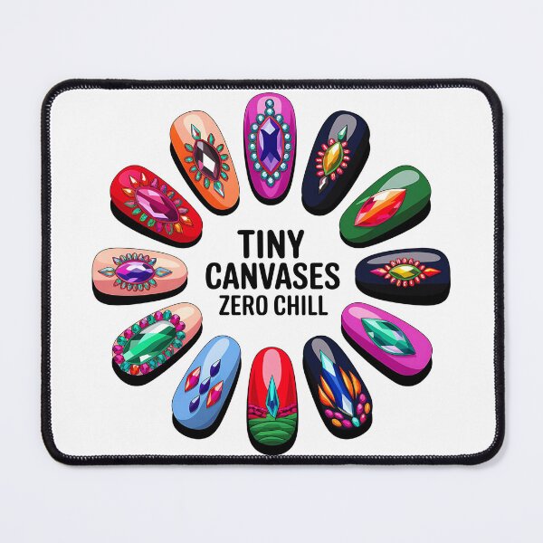 Item preview, Gemstone Nail Art Mandala designed and sold by Bliss Find And Design.