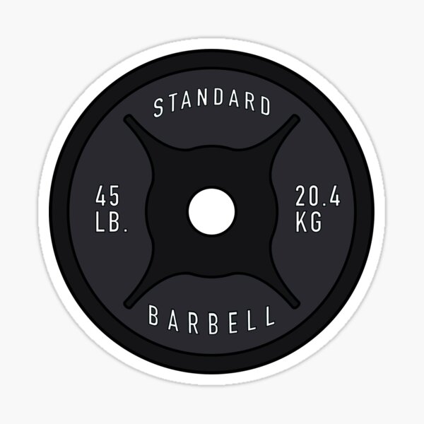 Item preview, Barbell Plate designed and sold by Lix Flix Studios.