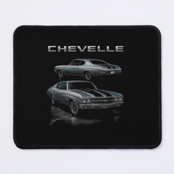 Item preview, 1970 Chevelle SS LS6 – Silver Icon with Black Racing Stripes designed and sold by TheArtOfCar.
