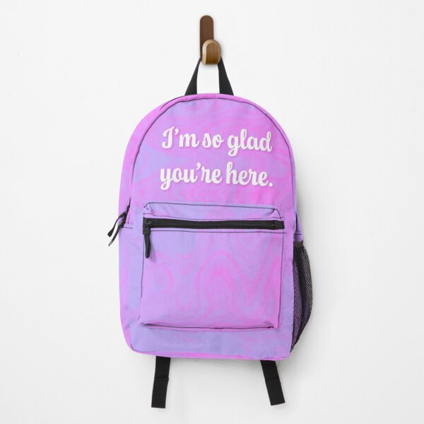 Item preview, I'm So Glad You're Here - Lavender Bubblegum Wave designed and sold by sillyjess.