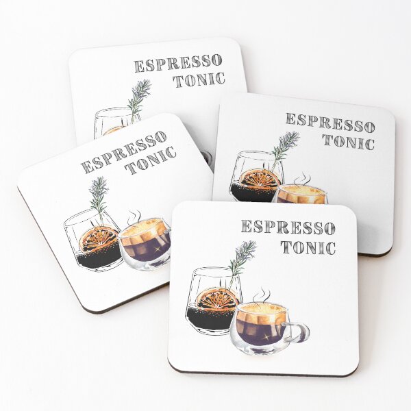 Item preview, Espresso Tonic - Poster Recipe  designed and sold by Lunardreams54.