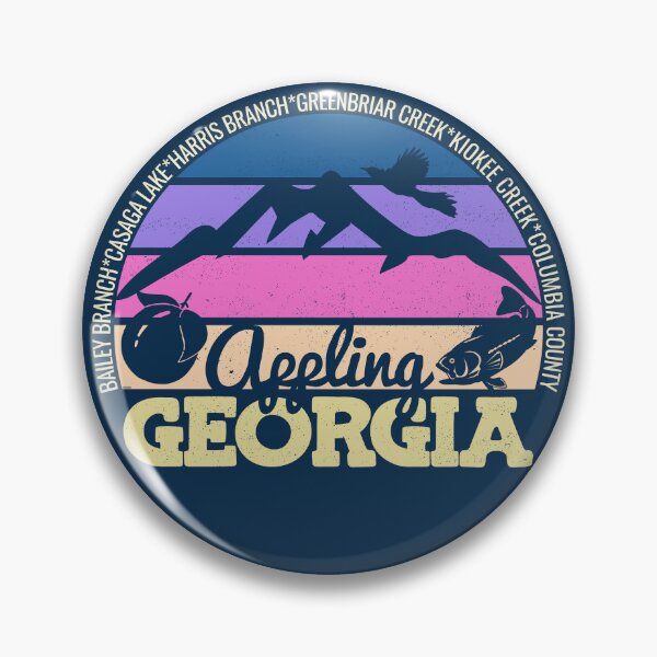 Item preview, Appling Georgia Sunset Retro Vintage Local Pride Logo designed and sold by CRHPOD20.