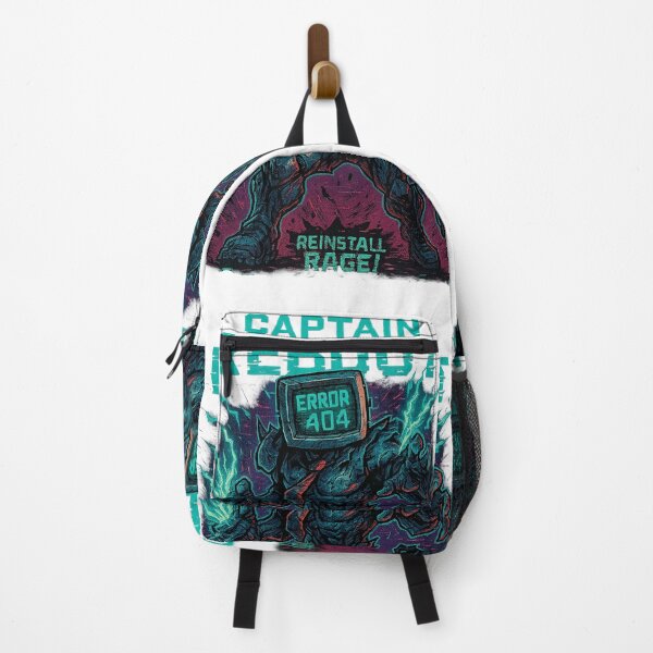 Item preview, Captain Reboot – Glitch Villain T Shirt Design designed and sold by Fandom Threads.