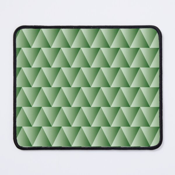 Item preview, Abstract geometric pattern with green gradient triangles designed and sold by Martapp.