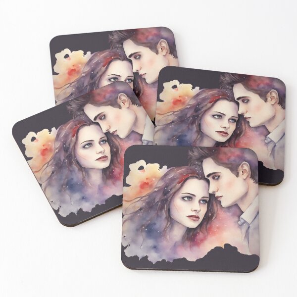 Item preview, Watercolor: Bella and Edward: Twilight designed and sold by dealchica.