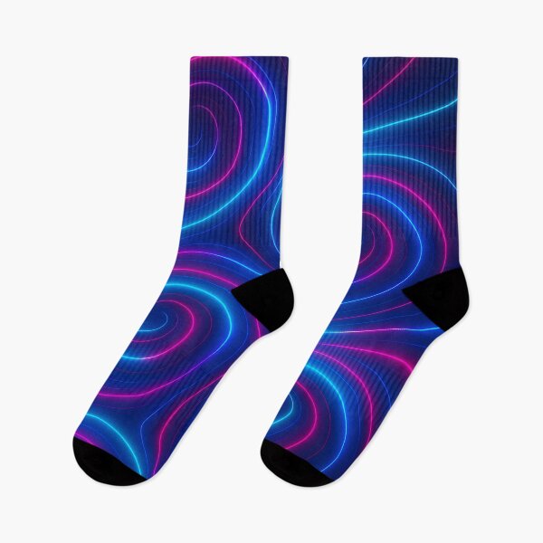 Item preview, Neon Spiral Vortex – Psychedelic Glow Pattern designed and sold by Velun.