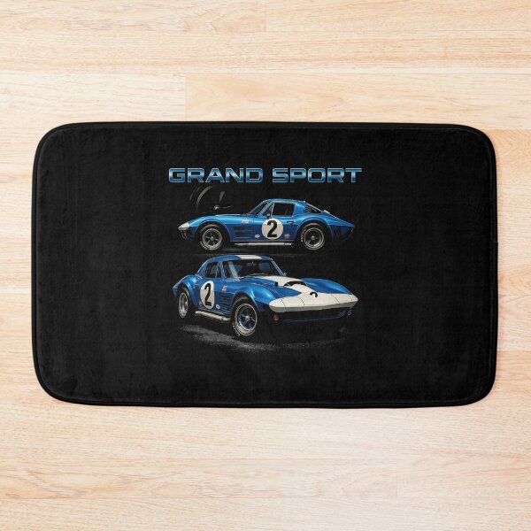 Item preview, 1963 Corvette Grand Sport – Blue and White American Racing Legend designed and sold by TheArtOfCar.