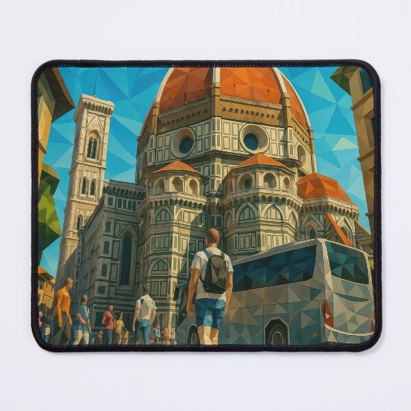 Item preview, Florence SANTA MARIA DEL FIORE – The Crown of the Renaissance (Pop Art Travel Poster and Greeting Card) designed and sold by Earth Celebration Designs.