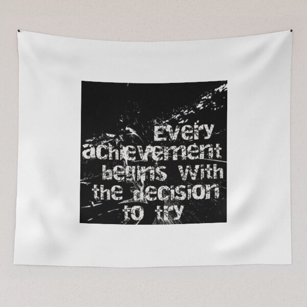 Item preview, Every achievement begins with the decision to try designed and sold by josesouza.