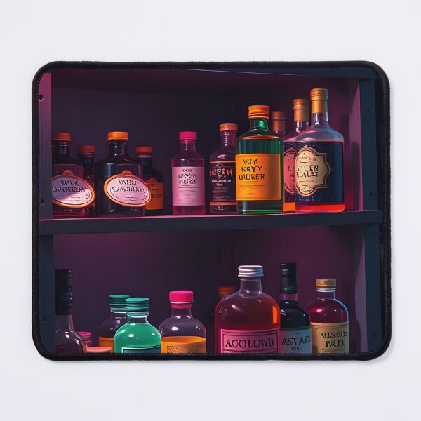 Item preview, Neon Bar Shelf designed and sold by amidigiart.
