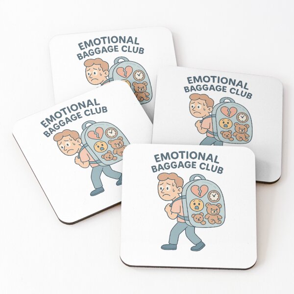 Item preview, Emotional Baggage Club – Mental Health Funny Relatable Design designed and sold by Rushurban.