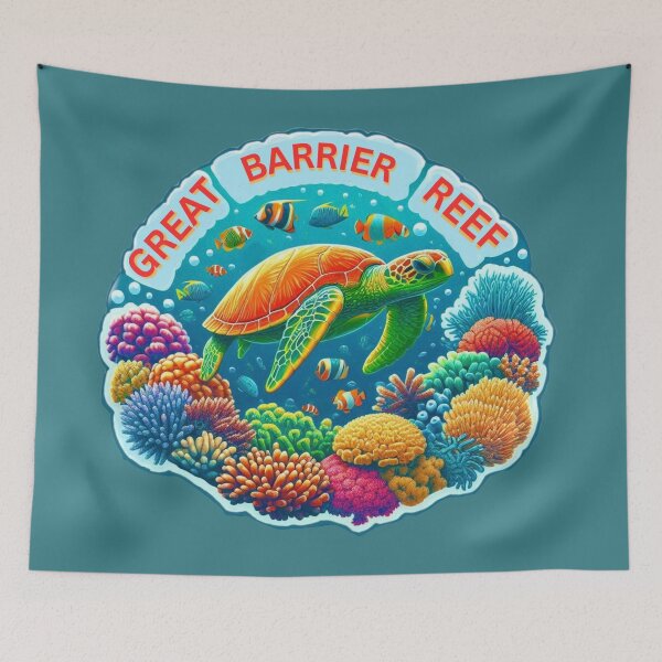 Item preview, Great Barrier Reef, Australia designed and sold by Myra365Art.