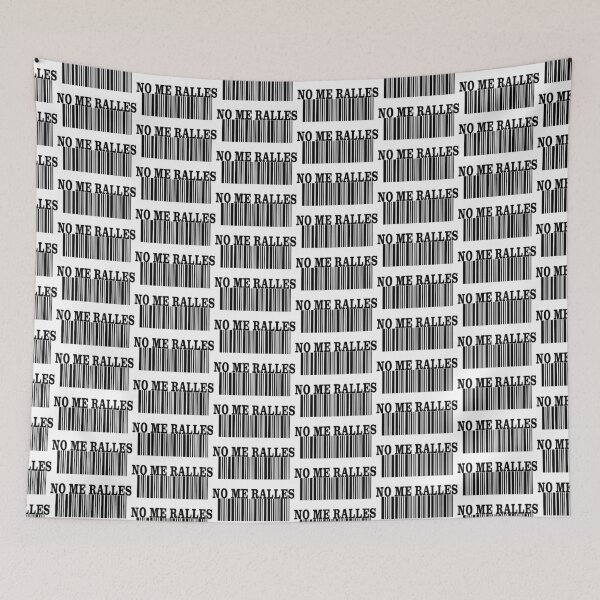 Item preview, Funny design of a barcode with the text NO ME RALLES designed and sold by Martapp.