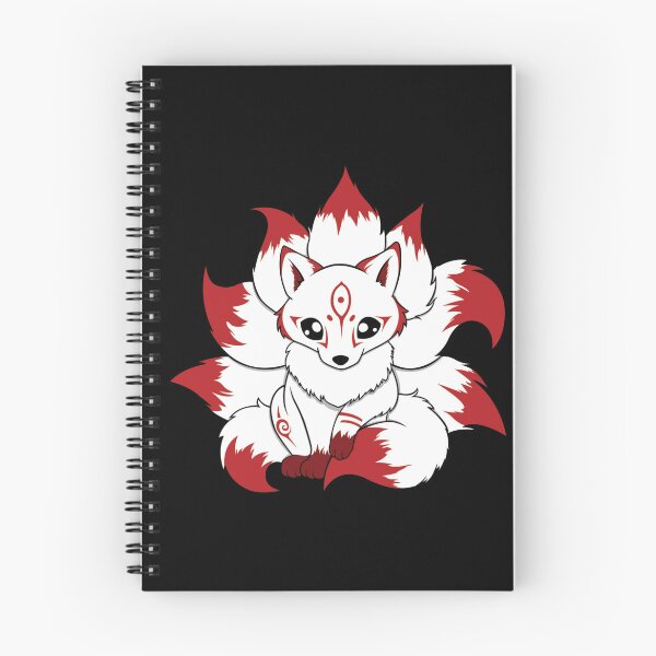 Item preview, Cute monster - the nine-tailed fox kitsune designed and sold by Grey House.