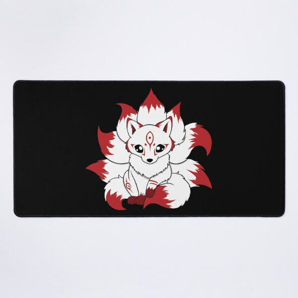 Item preview, Cute monster - the nine-tailed fox kitsune designed and sold by Grey House.