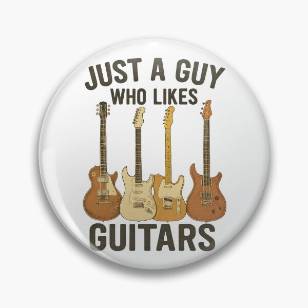 Item preview, Just A Guy Who Likes Guitars Design, Guitar Lover Art, Musician Gift designed and sold by fenrirwulf68.