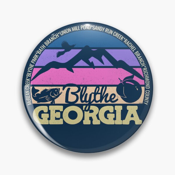 Item preview, Blythe Georgia Sunset Retro Vintage Local Pride Logo designed and sold by CRHPOD20.