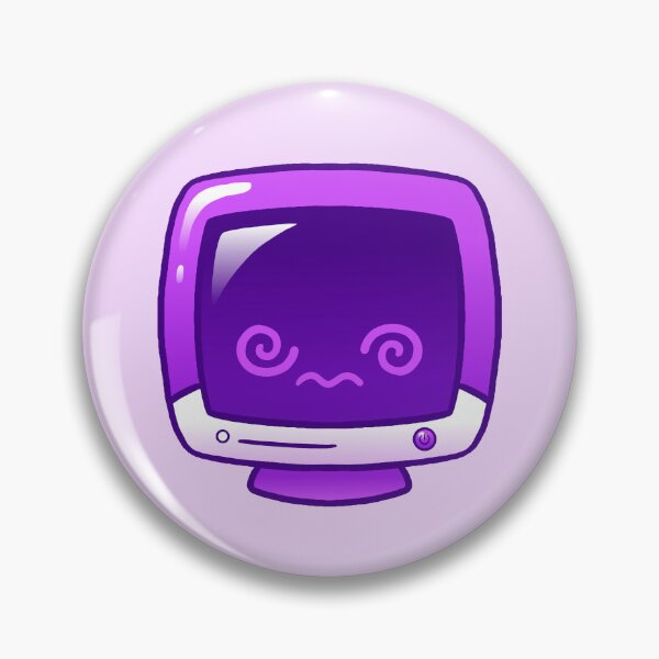 Item preview, Kawaii Purple Glossy Monitor designed and sold by kittybox.