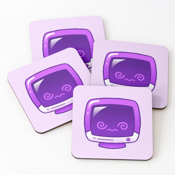 Item preview, Kawaii Purple Glossy Monitor designed and sold by kittybox.