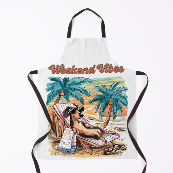 Item preview, Dachshund - Weekend Vibes designed and sold by Bichon Boutique.