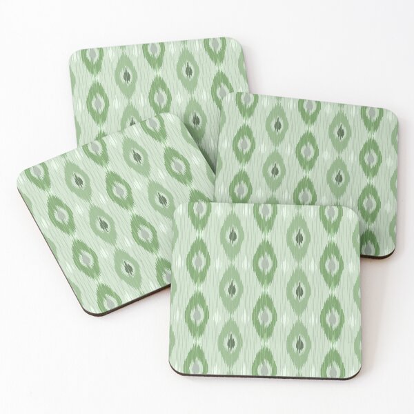 Item preview, Green Diamonds Ikat Pattern Seamless Repeat designed and sold by Sharon Schwalbe.