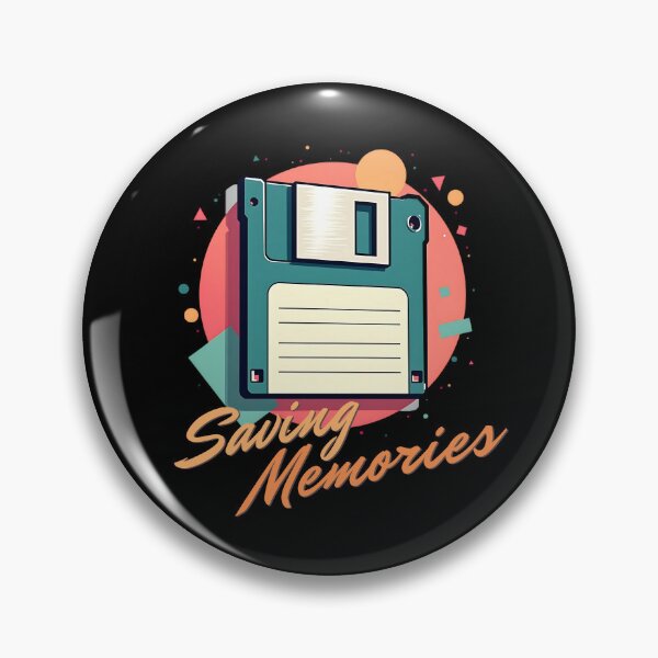 Item preview, "Saving Memories" - Retro Floppy Disk Vibes designed and sold by RisenAgain - Quantum BrainGlitch | Designs.