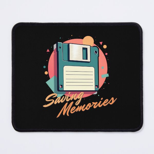 Item preview, "Saving Memories" - Retro Floppy Disk Vibes designed and sold by RisenAgain - Quantum BrainGlitch | Designs.