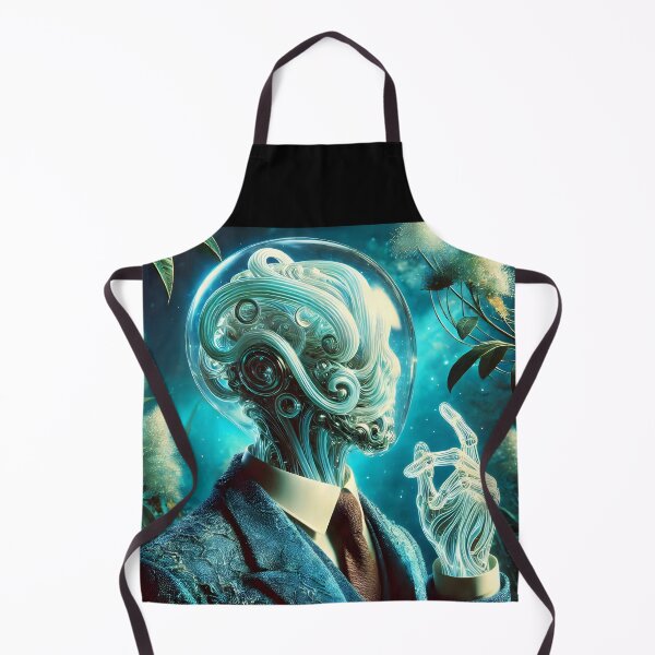 Item preview, Utopian Elegance: The Transparent Robot Man designed and sold by EmeraldeaArt.