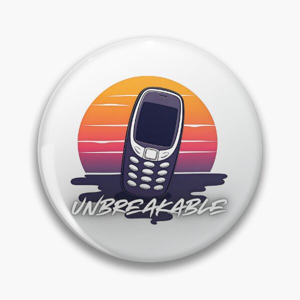 Item preview, Unbreakable Retro Phone – 90s Nostalgia designed and sold by RisenAgain - Quantum BrainGlitch | Designs.