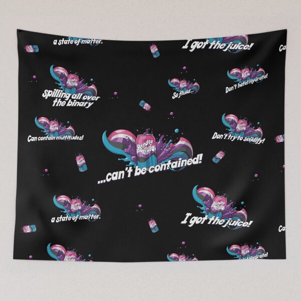 Item preview, Gender Fluid ...can't be contained! designed and sold by Global Rainbow Engineers.