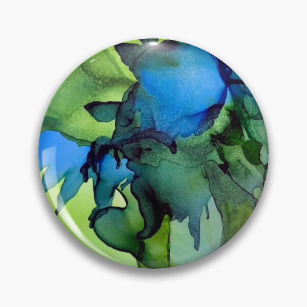 Item preview, Spring Blooms - Blue and Yellow Abstract designed and sold by liminallayers.