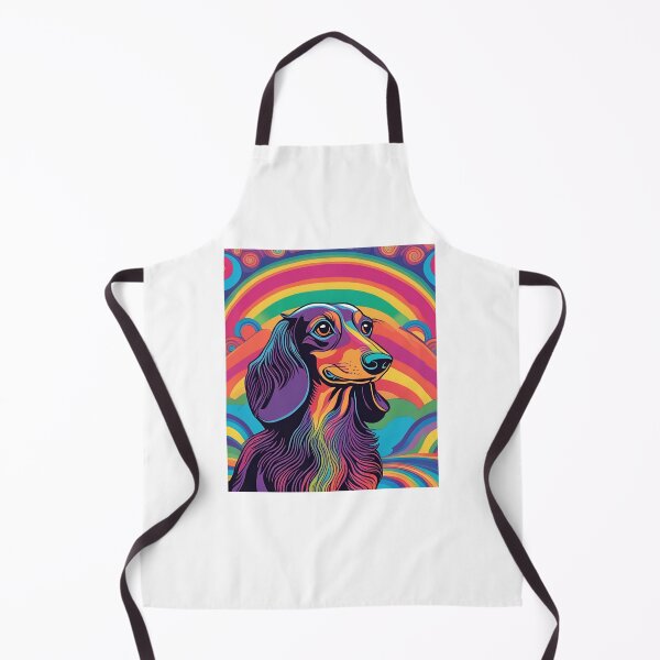 Item preview, Psychedelic Long Haired Dachshund designed and sold by ScousaDesign.