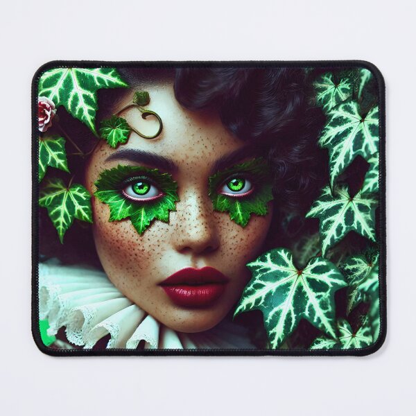 Item preview, Ivy collared vintage vibes girl portrait art designed and sold by EmeraldeaArt.