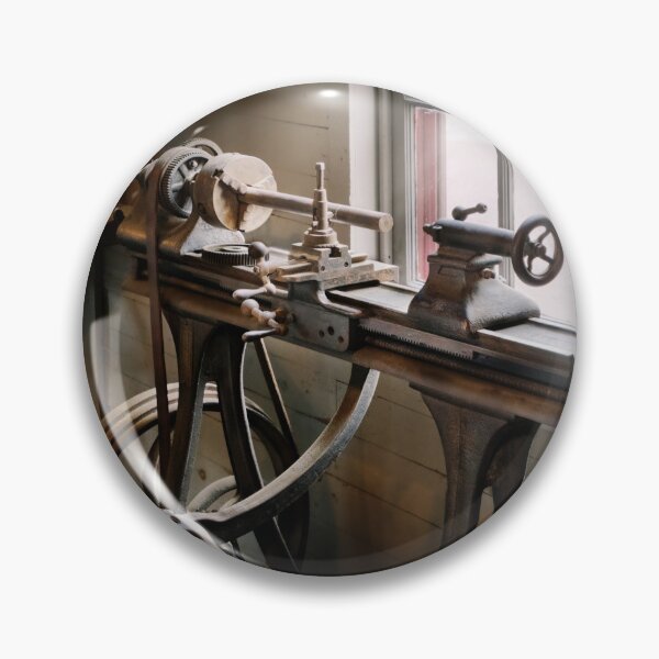 Item preview, Machinist - Lathe - Pedal lathe designed and sold by Mike Savad Photography.