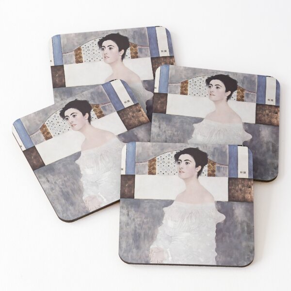 Item preview, Portrait of Margaret Stonborough-Wittgenstein by Gustav Klimt designed and sold by EmeraldeaArt.