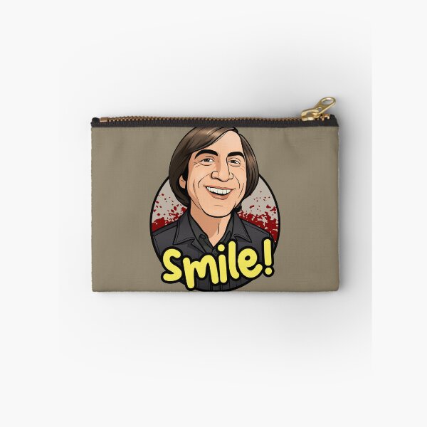 Item preview, Anton Chigurh Smiling (Bloody Background) designed and sold by muskitt.