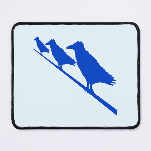 Item preview, 3 ravens sitting cable rope three friends crew fun designed and sold by shirt-o-mat.
