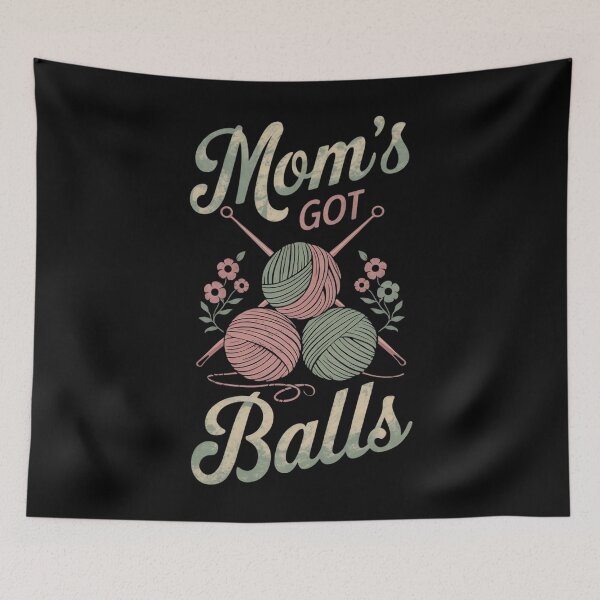 Item preview, Mom's Got Balls Crochet Mom designed and sold by DomTeesHaven.