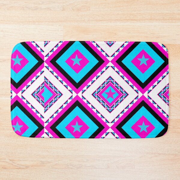 Item preview, Bright colored square decoration with stars  designed and sold by Dimamzo12.
