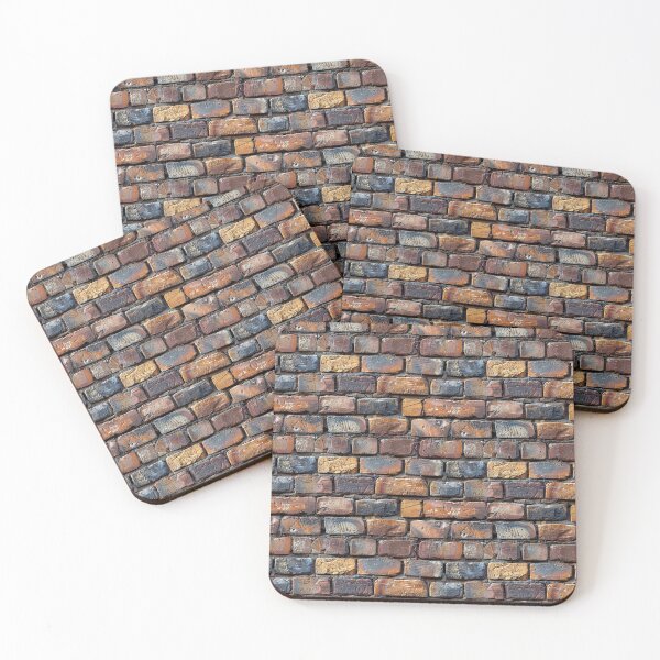 Item preview, Textured Brick Wall with Varied Colors designed and sold by NTGUILTY.