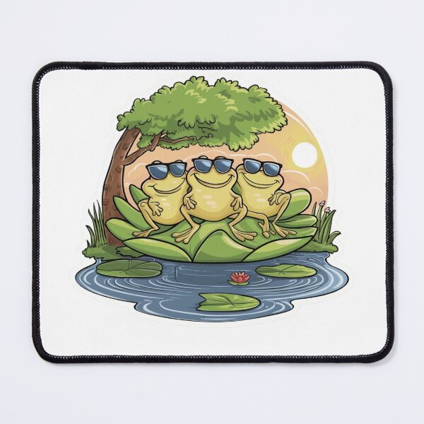 Item preview, Funny Cool Treefrogs On Sunset designed and sold by Tomci0.