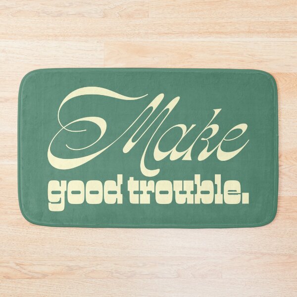 Item preview, Make Good Trouble V2 - Cream designed and sold by sillyjess.