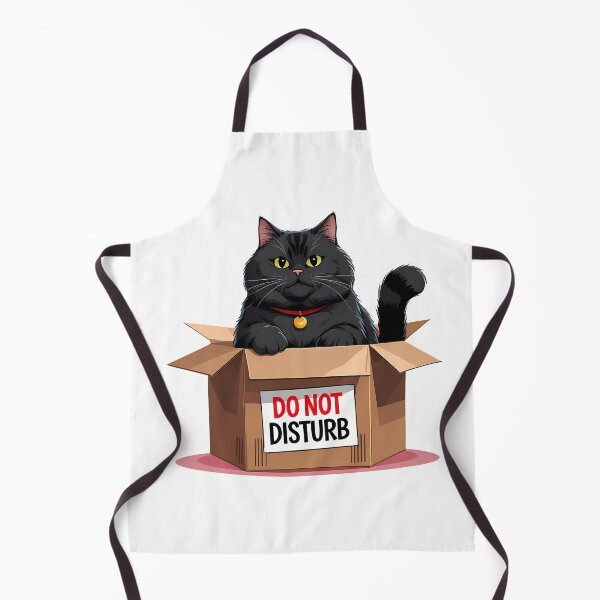 Item preview, Cute Cubby Cat in a box - Do Not Disturb designed and sold by EnigmaVoid.