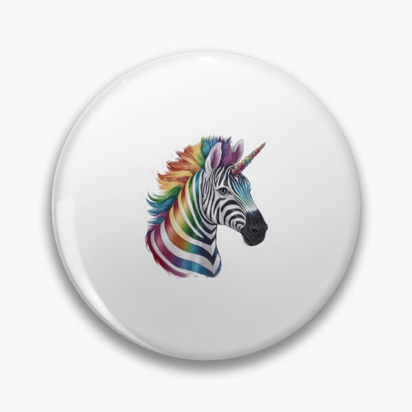 Item preview, RAINBOW  ZEBRA UNICORN designed and sold by Tomci0.