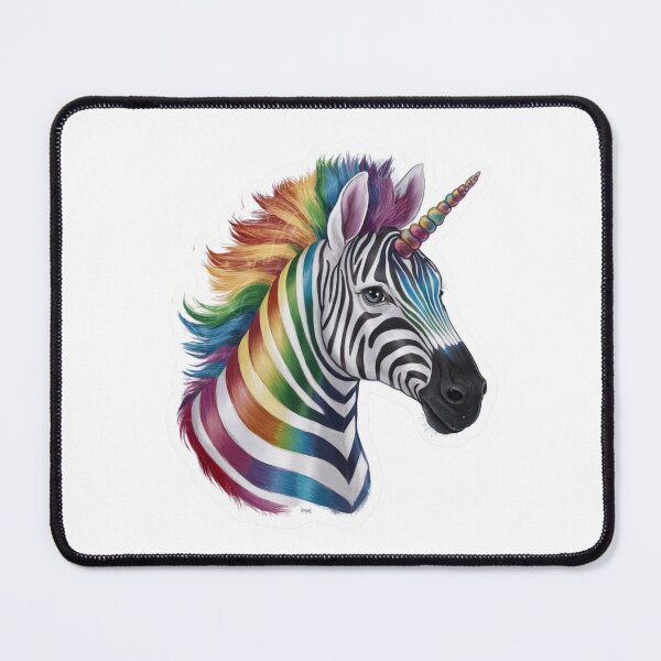 Item preview, RAINBOW ZEBRA UNICORN designed and sold by Tomci0.