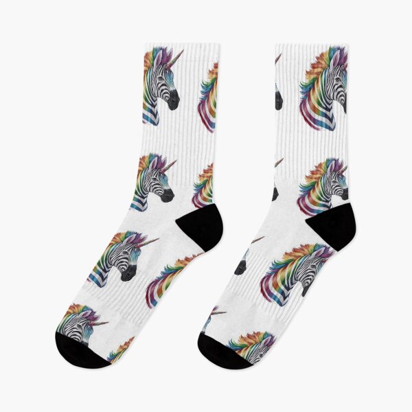 Item preview, RAINBOW  ZEBRA UNICORN designed and sold by Tomci0.