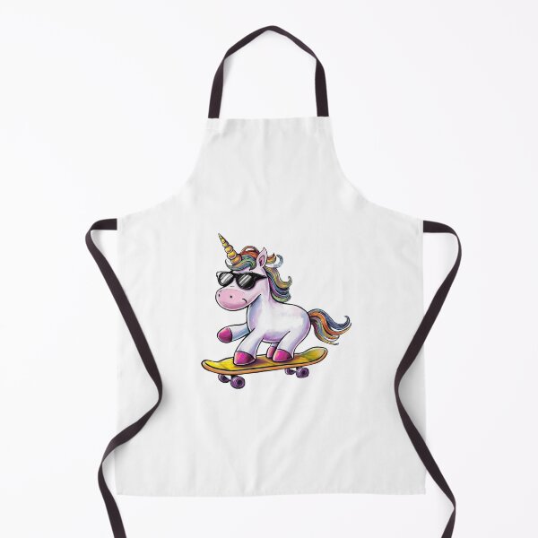 Item preview, COOL FUNNY UNICORN SKATEBOARD designed and sold by Tomci0.