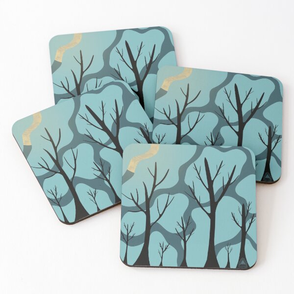Item preview, Twilight Ascension – Mystical Winter Tree Silhouette Under Moonlit Sky designed and sold by LUV963.